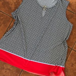 Classic top in red white and Blue!